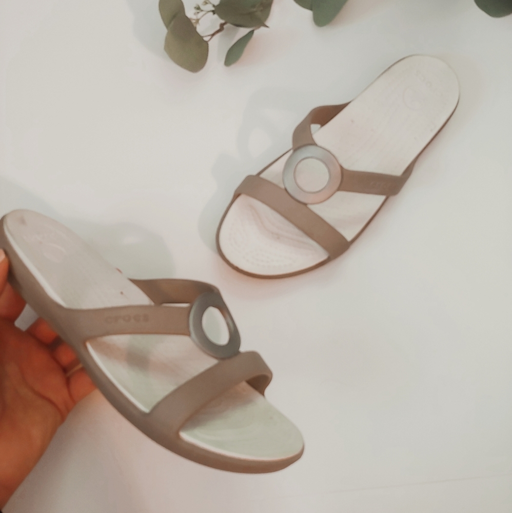 👣Crocs sandals slip on